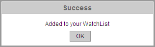 Added to Watch List বার্তা — Screen D17