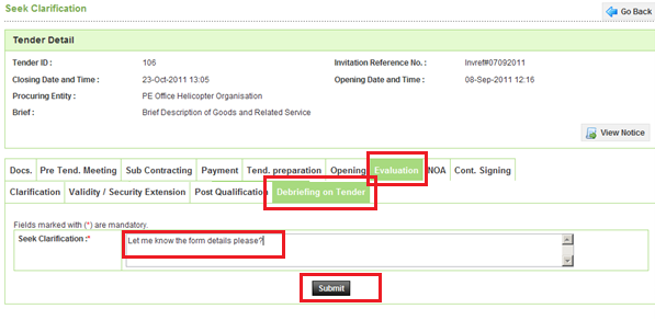 Online Negotiation — Screen E20