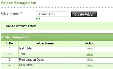 Folder Management, ফোল্ডারের View — Screen G9