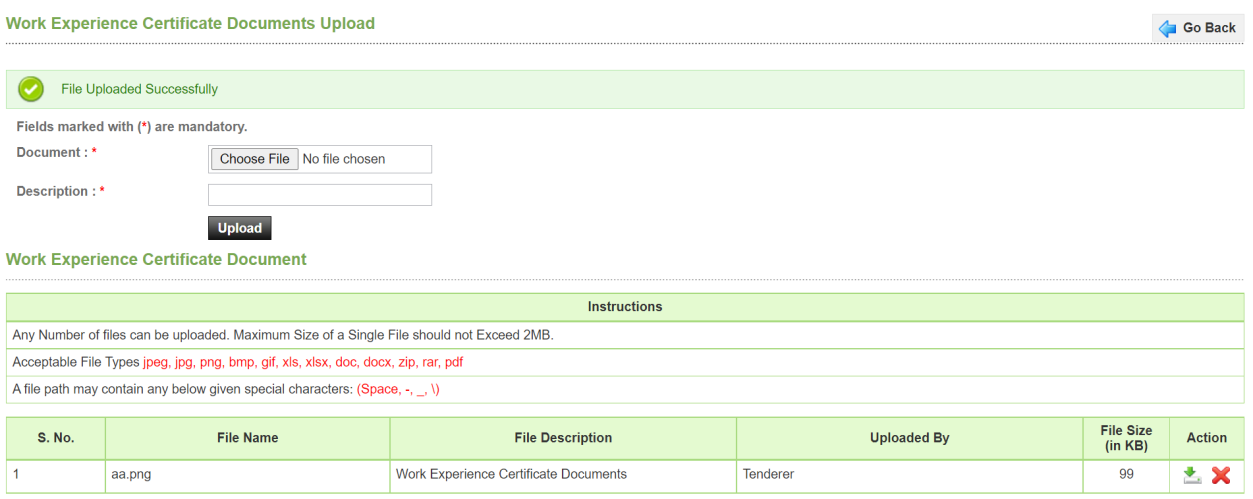 Payment ট্যাবে e-GP — Screen G64